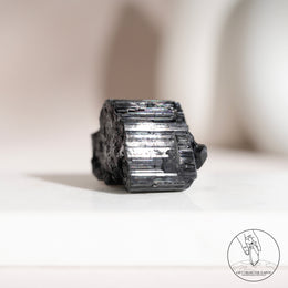 Glossy Black Tourmaline Raw Stone