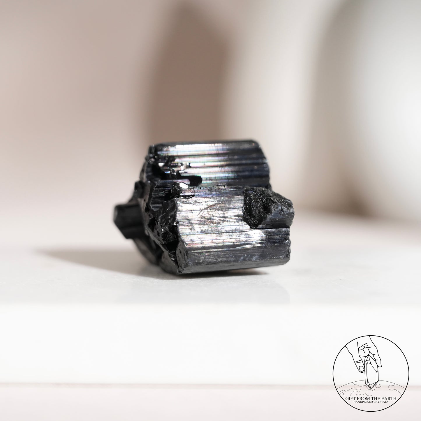 莫桑比克亮面黑碧璽原石