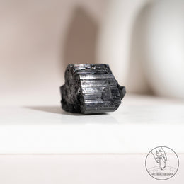 Glossy Black Tourmaline Raw Stone