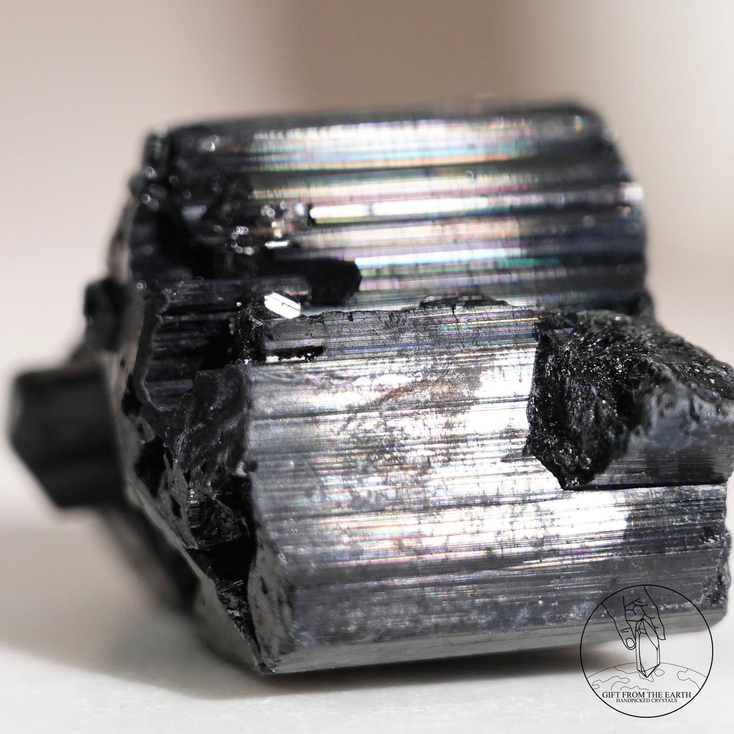 莫桑比克亮面黑碧璽原石