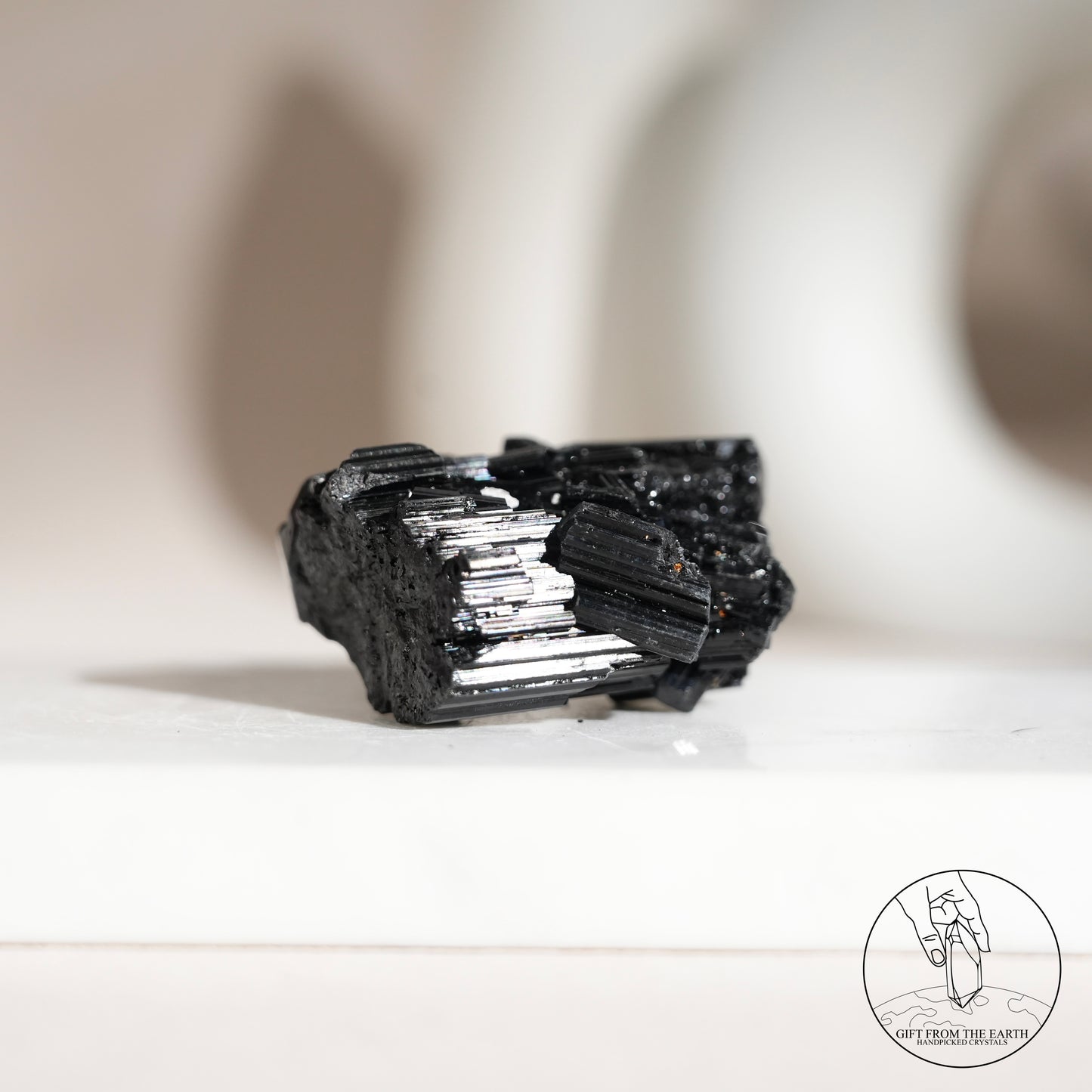 莫桑比克亮面黑碧璽原石