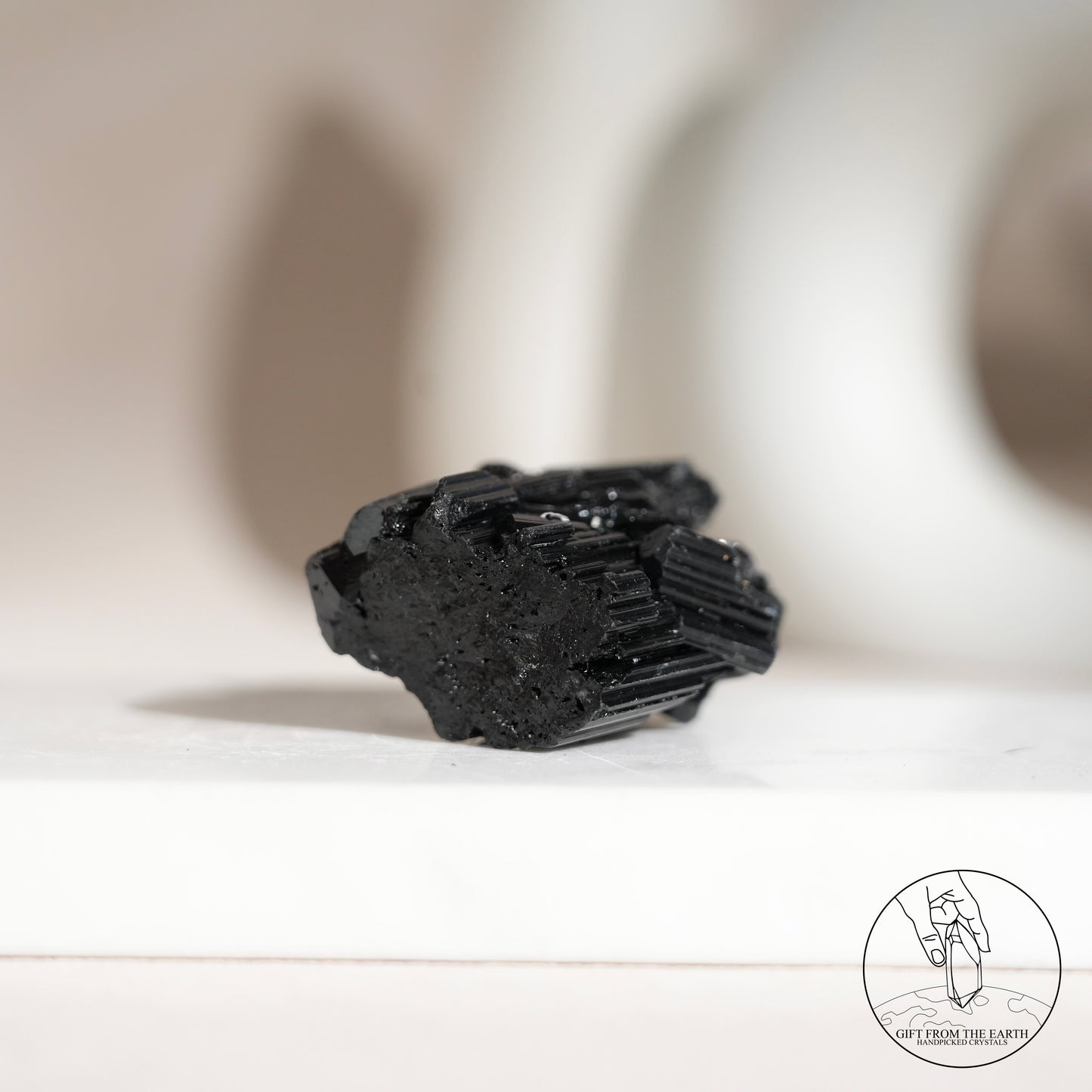 莫桑比克亮面黑碧璽原石