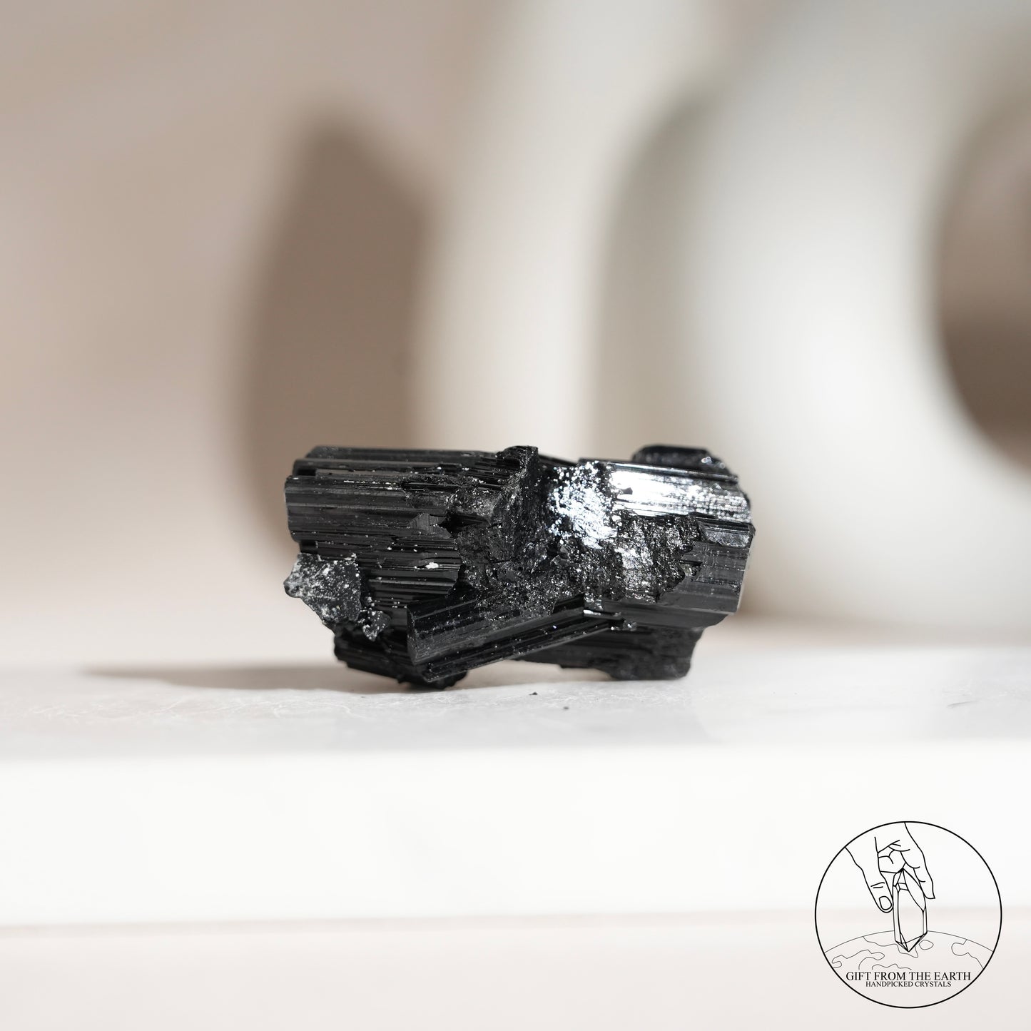 莫桑比克亮面黑碧璽原石