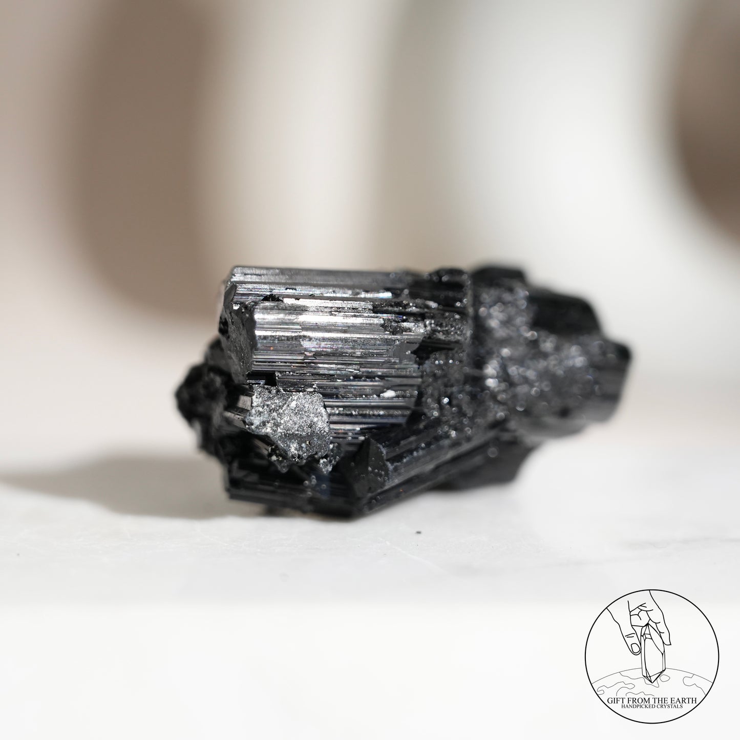 莫桑比克亮面黑碧璽原石