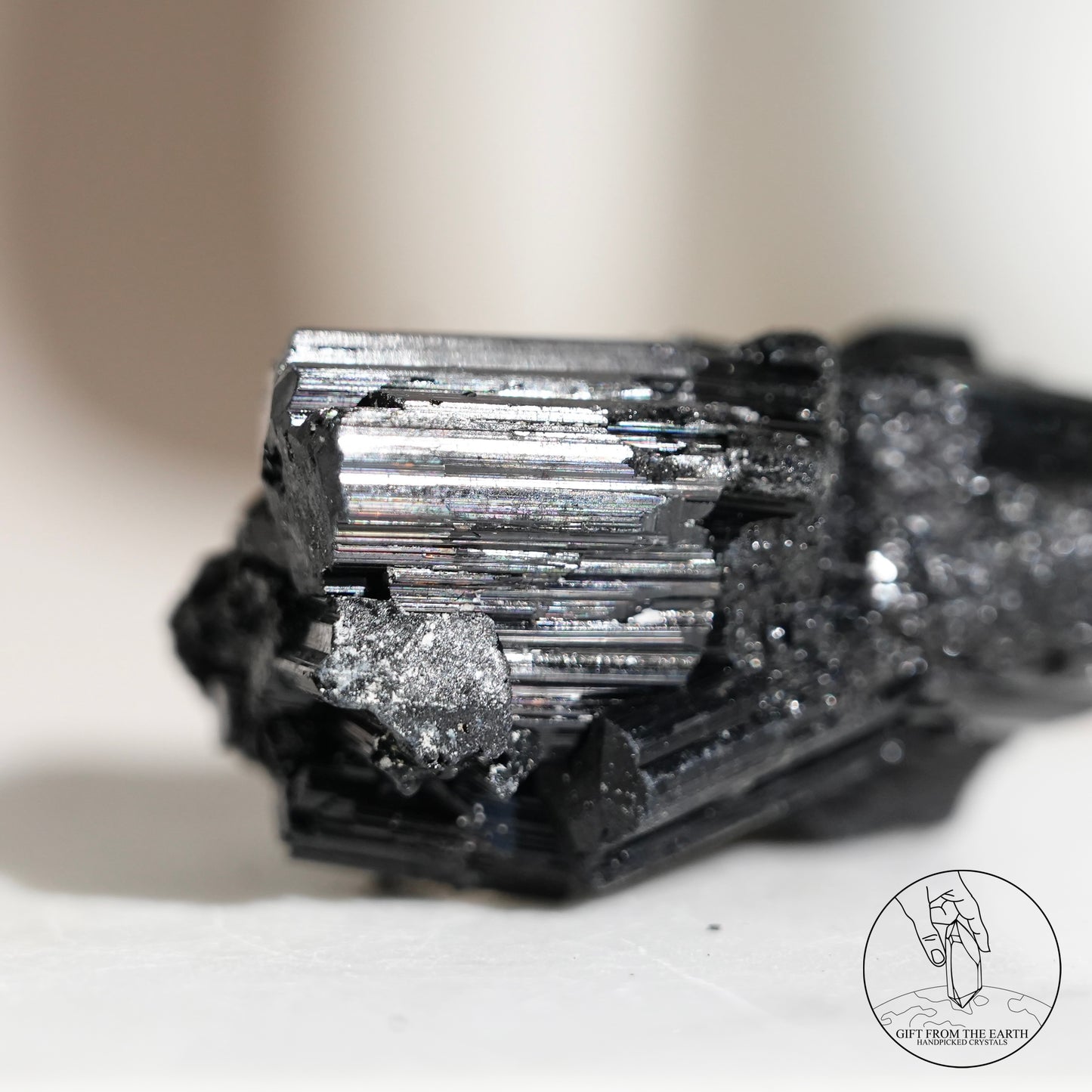 莫桑比克亮面黑碧璽原石