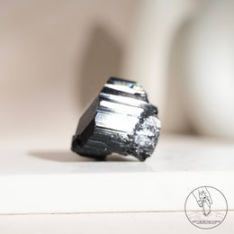 Glossy Black Tourmaline Raw Stone