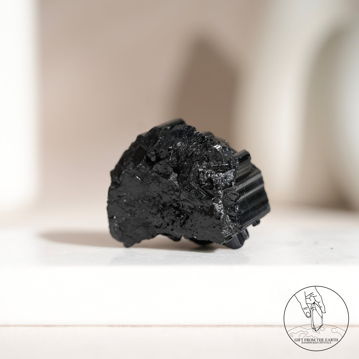 莫桑比克亮面黑碧璽原石