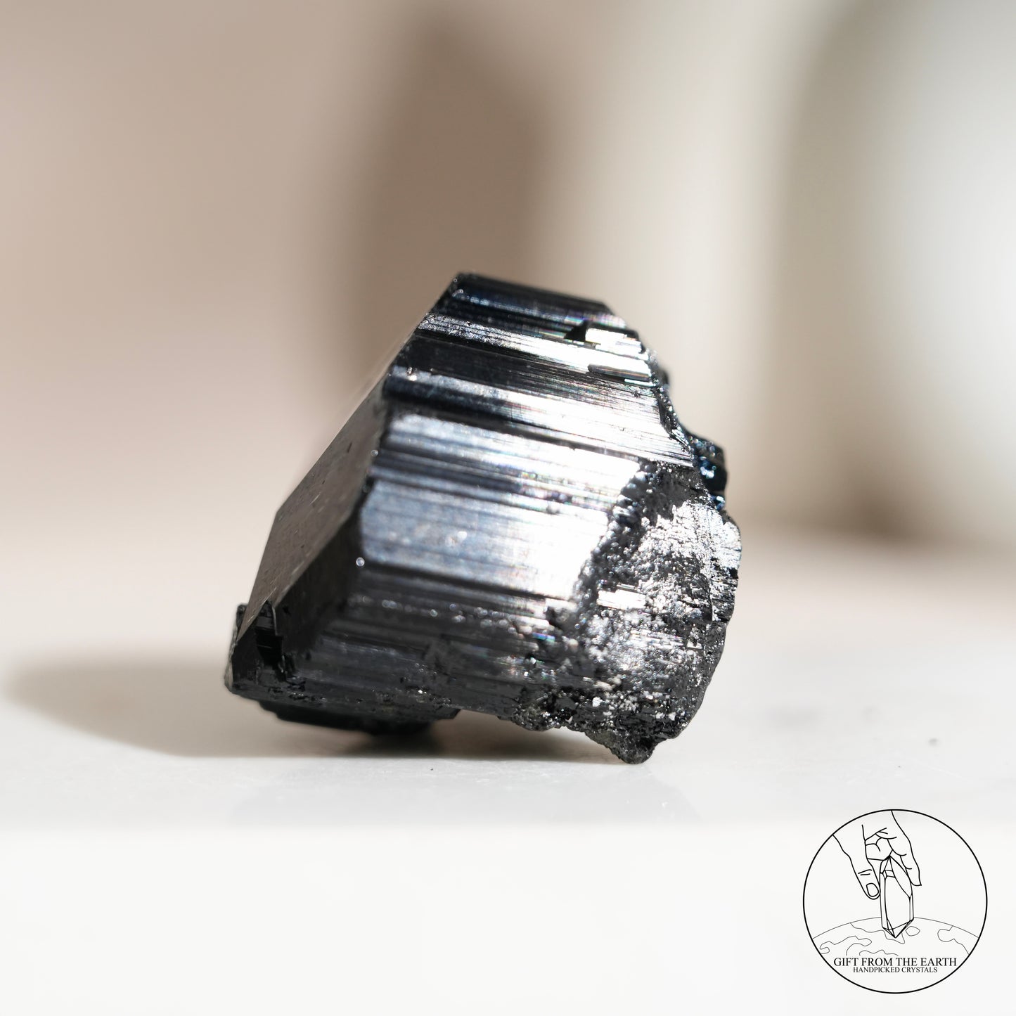 莫桑比克亮面黑碧璽原石