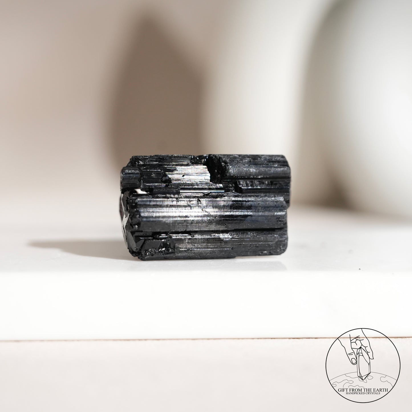 莫桑比克亮面黑碧璽原石