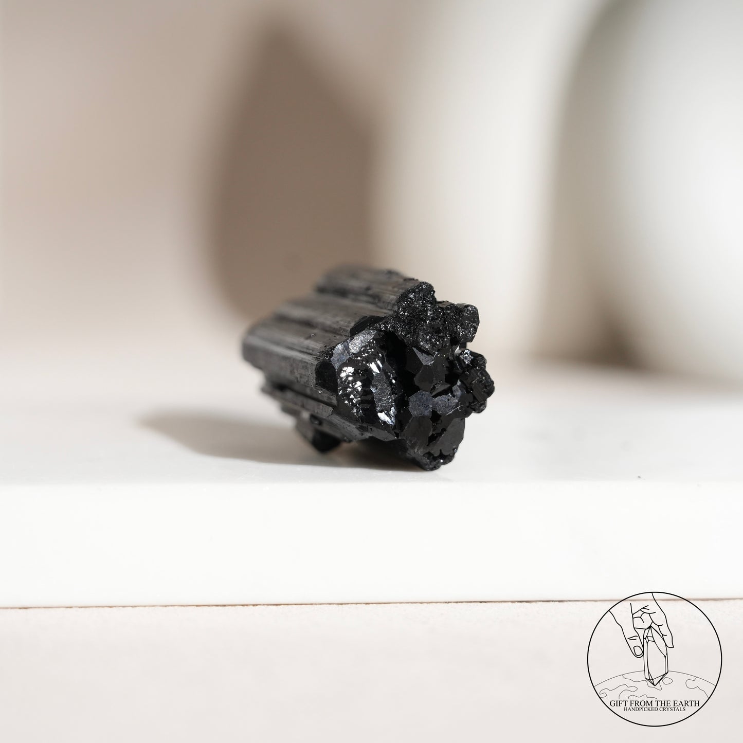 莫桑比克亮面黑碧璽原石