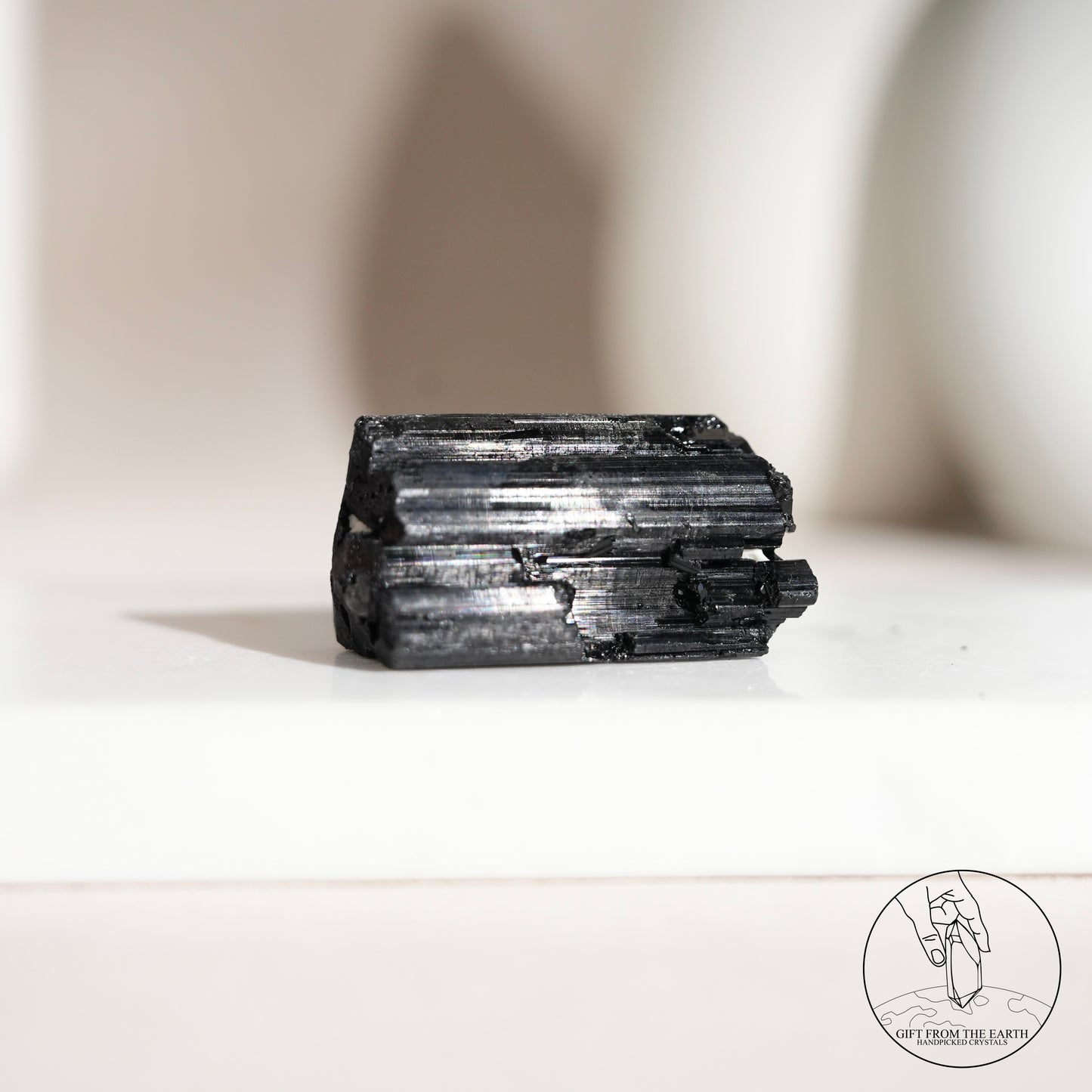 莫桑比克亮面黑碧璽原石