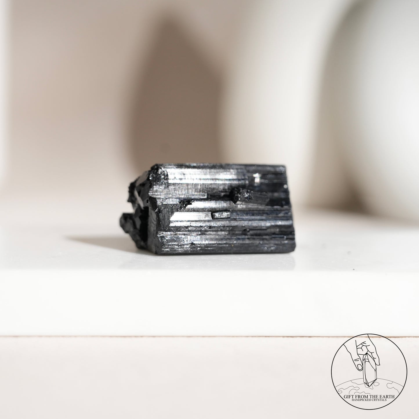 莫桑比克亮面黑碧璽原石