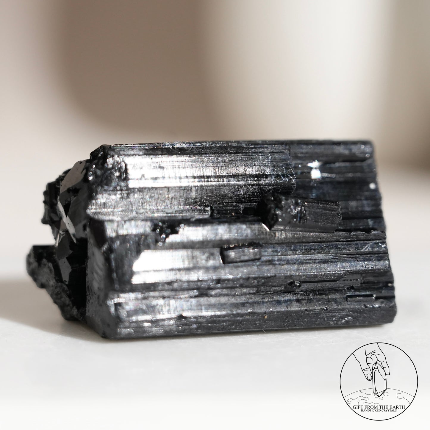 莫桑比克亮面黑碧璽原石