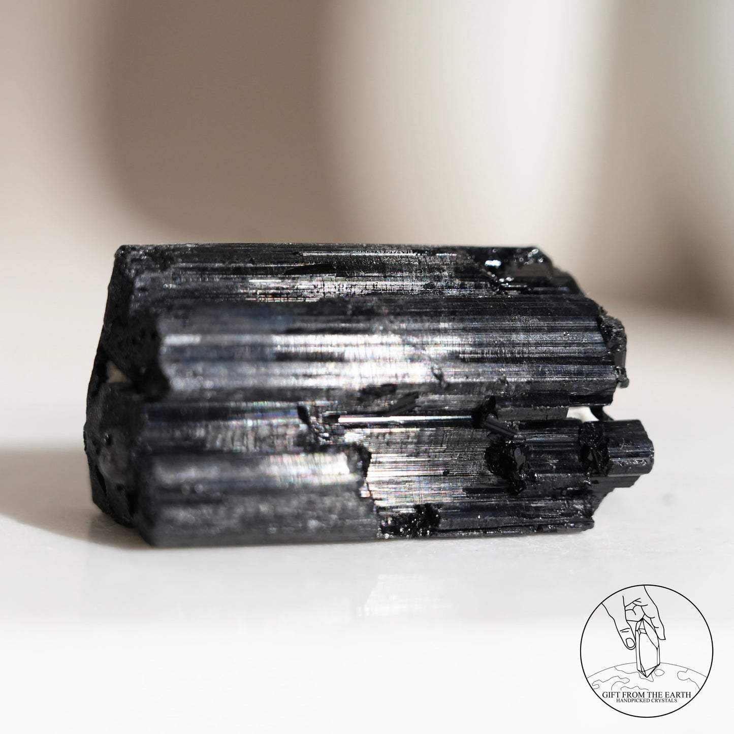 莫桑比克亮面黑碧璽原石