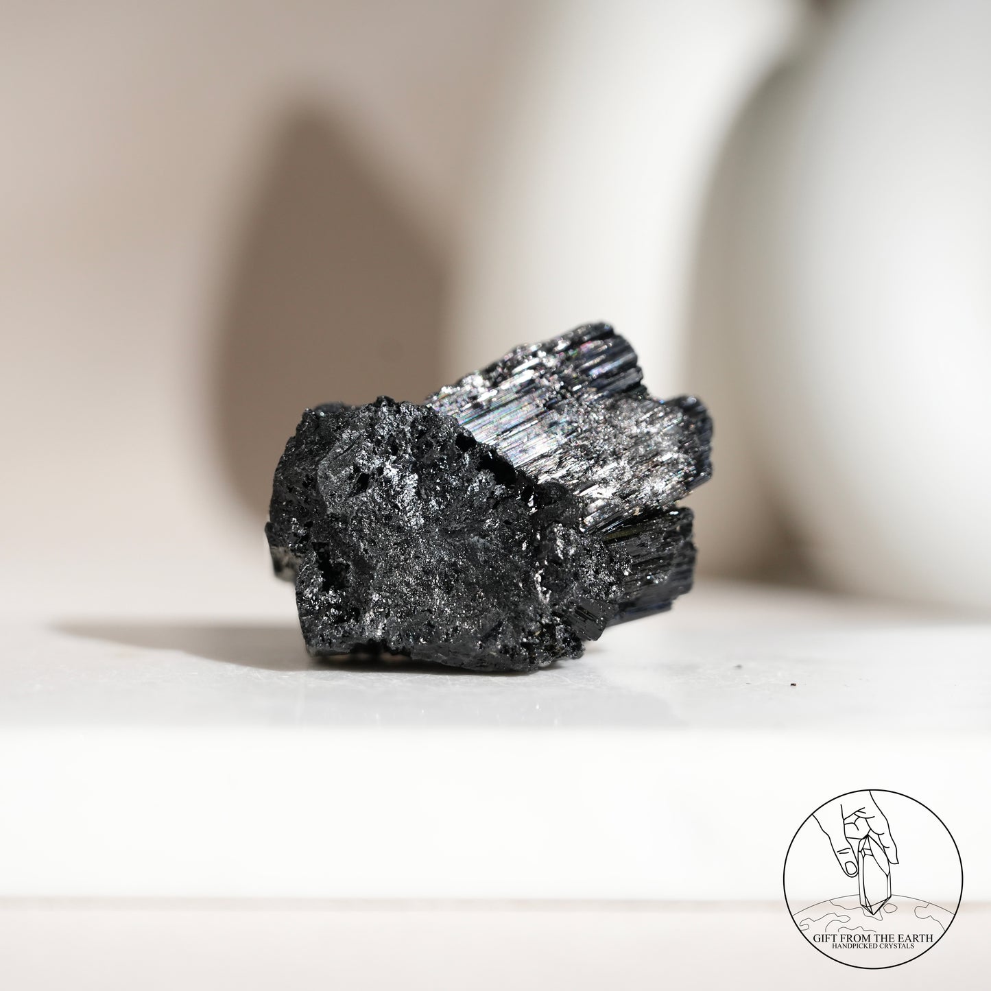 莫桑比克亮面黑碧璽原石