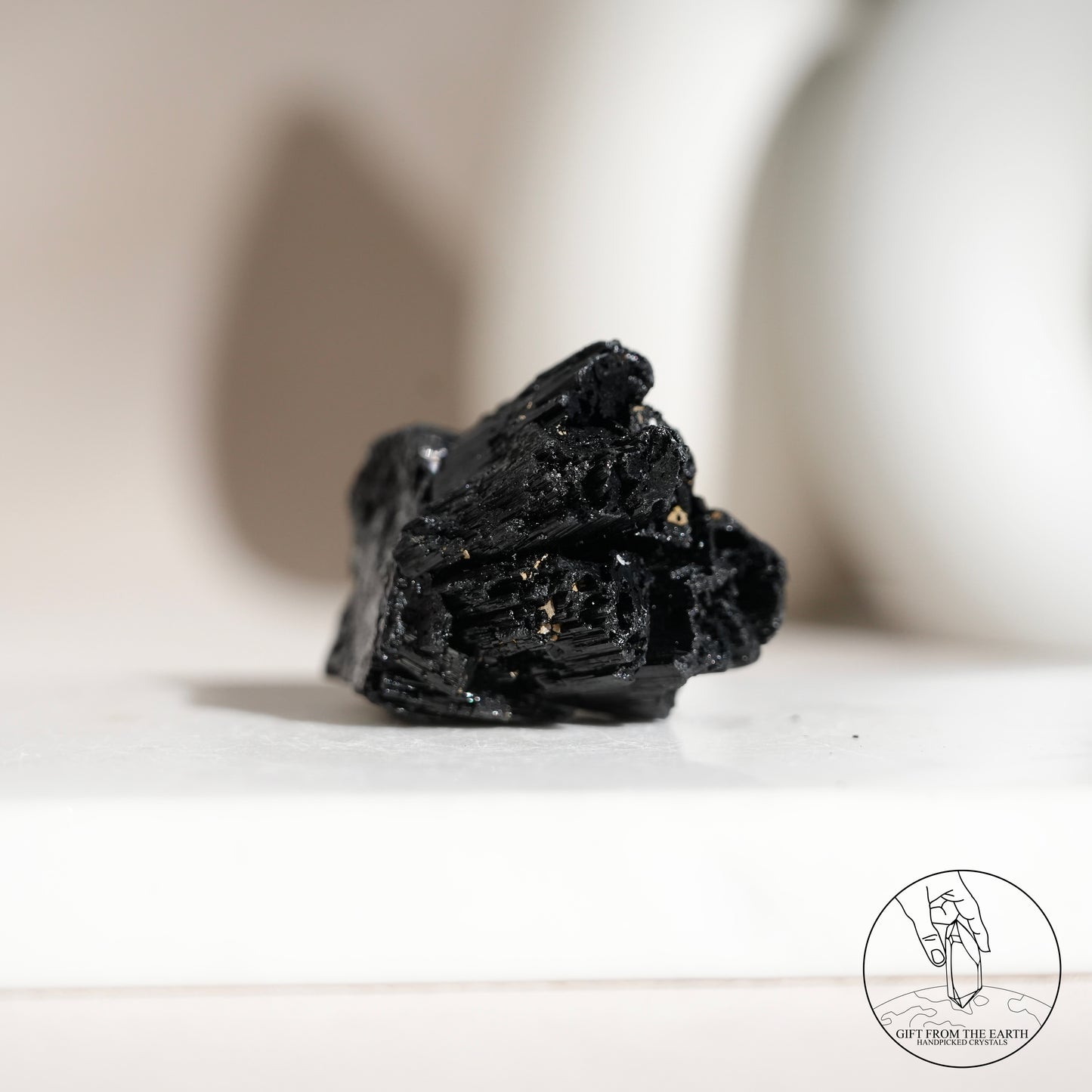 莫桑比克亮面黑碧璽原石