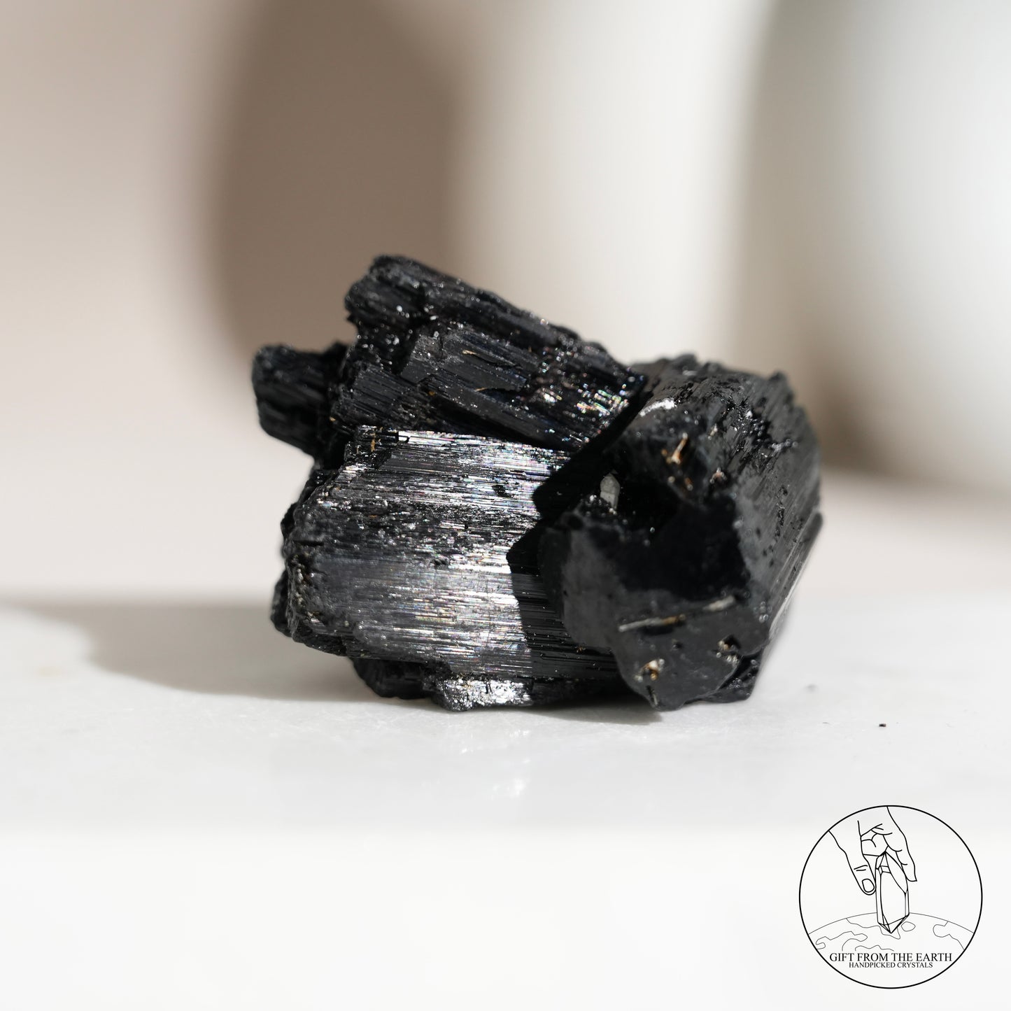 莫桑比克亮面黑碧璽原石