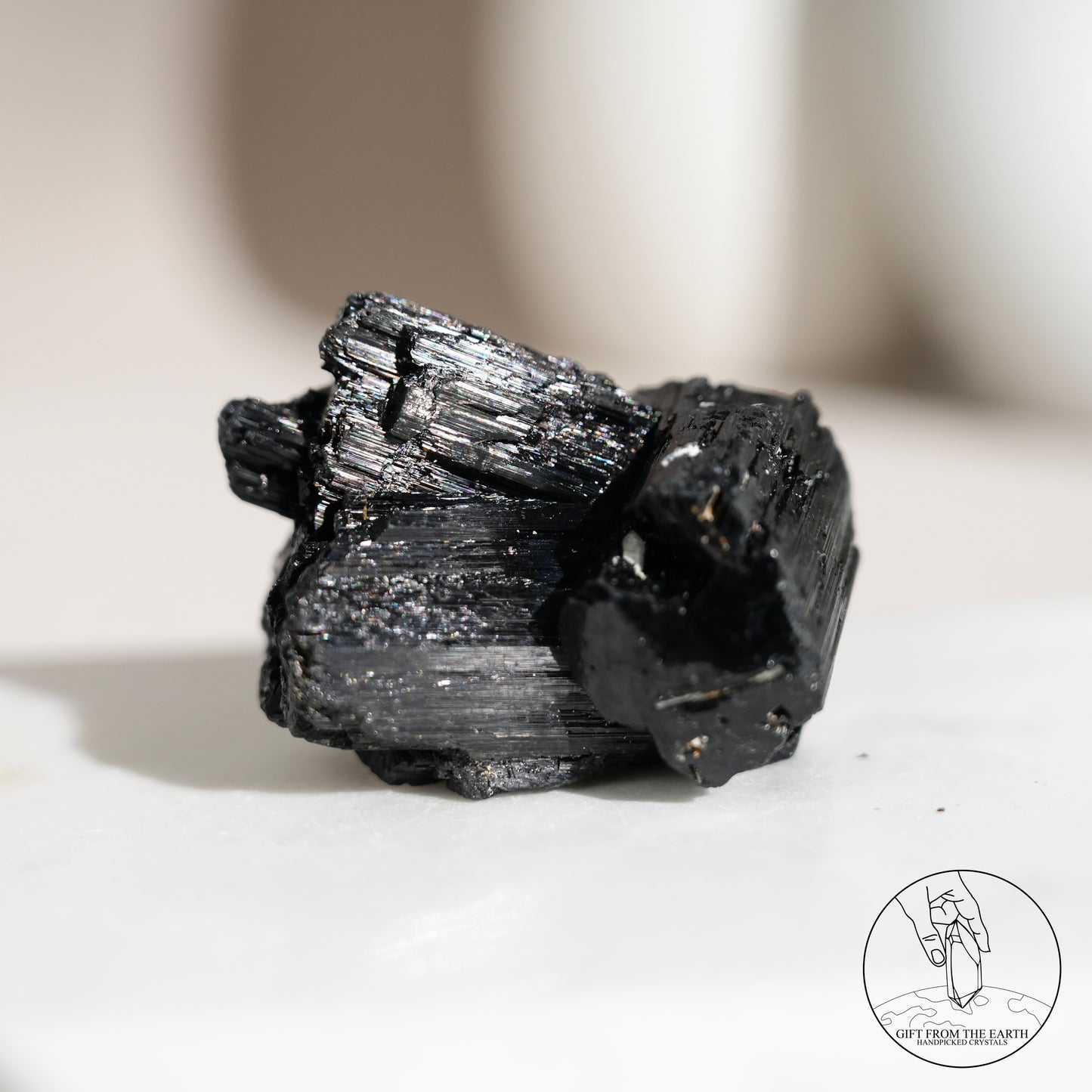 莫桑比克亮面黑碧璽原石