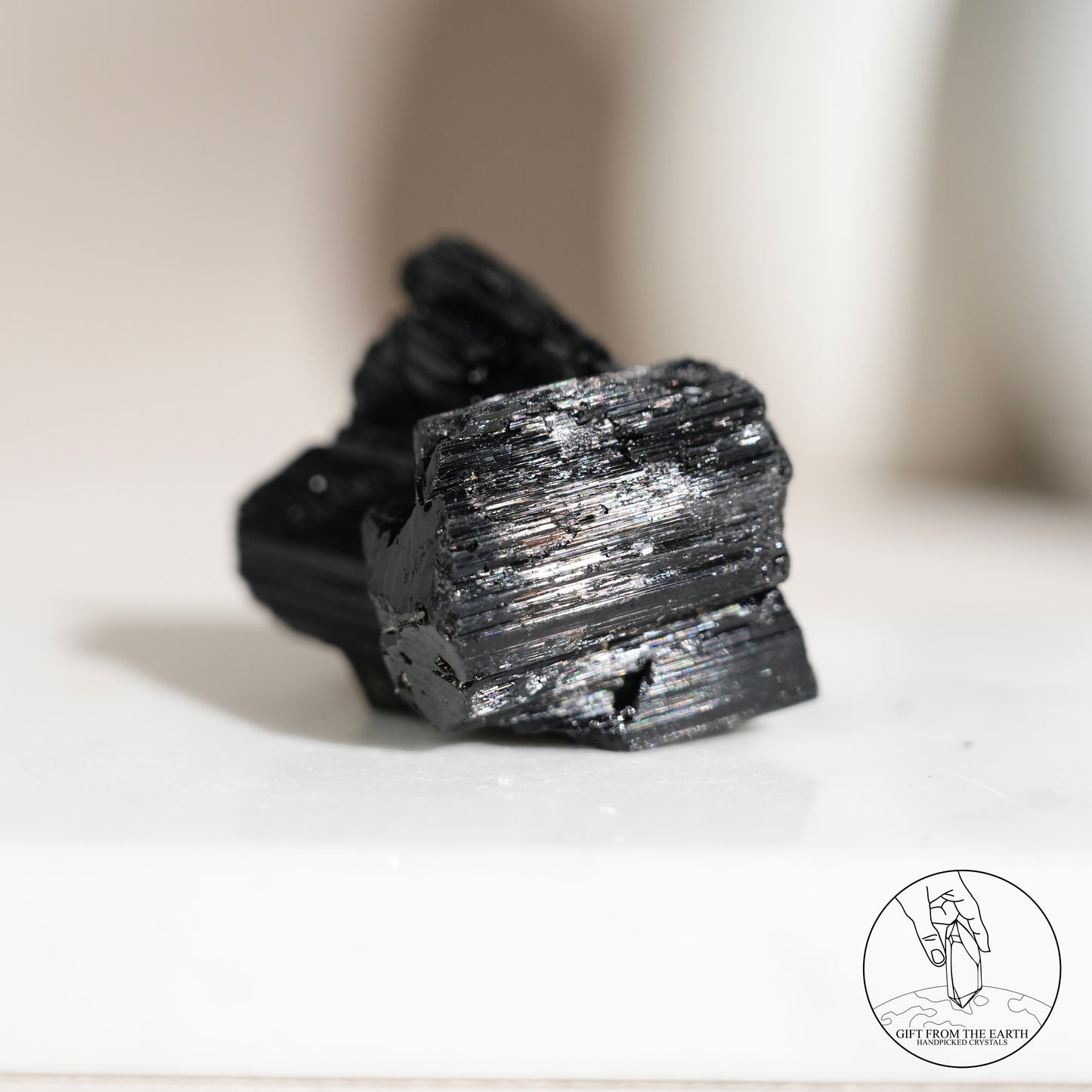 莫桑比克亮面黑碧璽原石