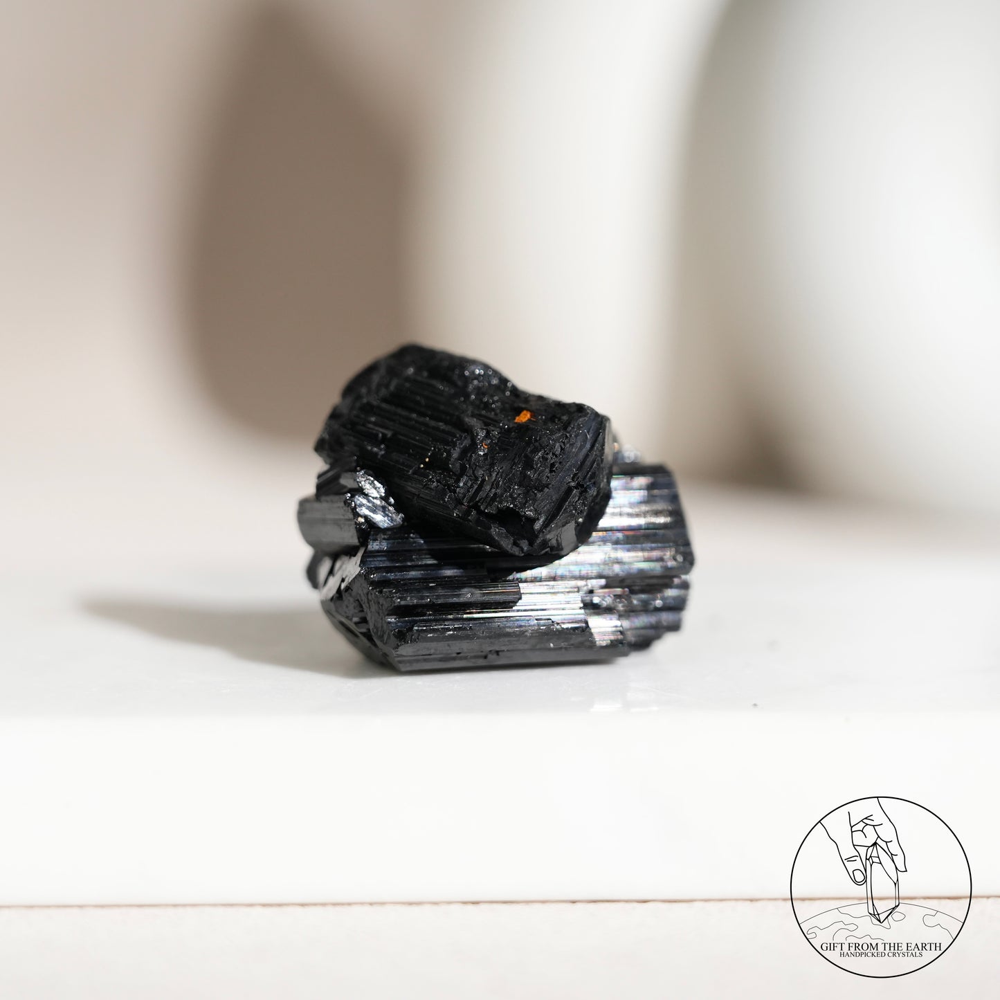 莫桑比克亮面黑碧璽原石