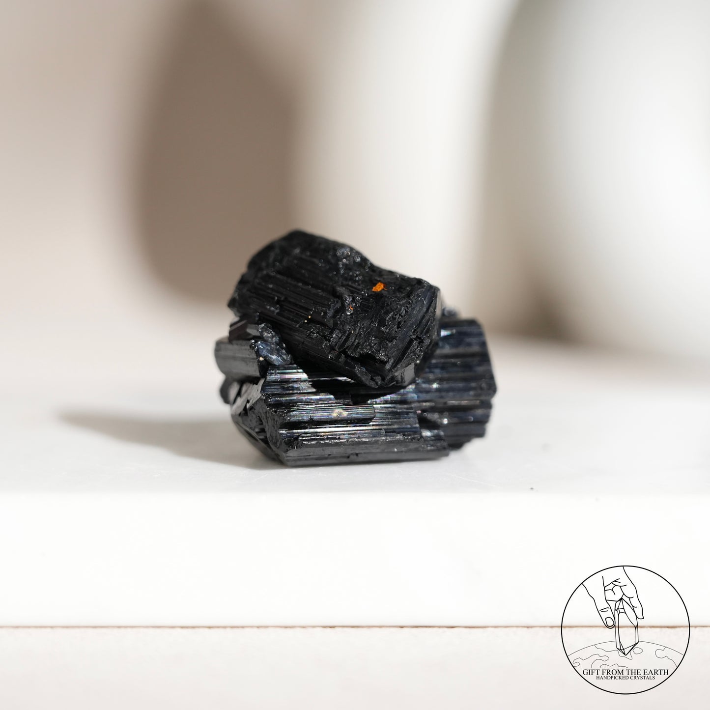 莫桑比克亮面黑碧璽原石