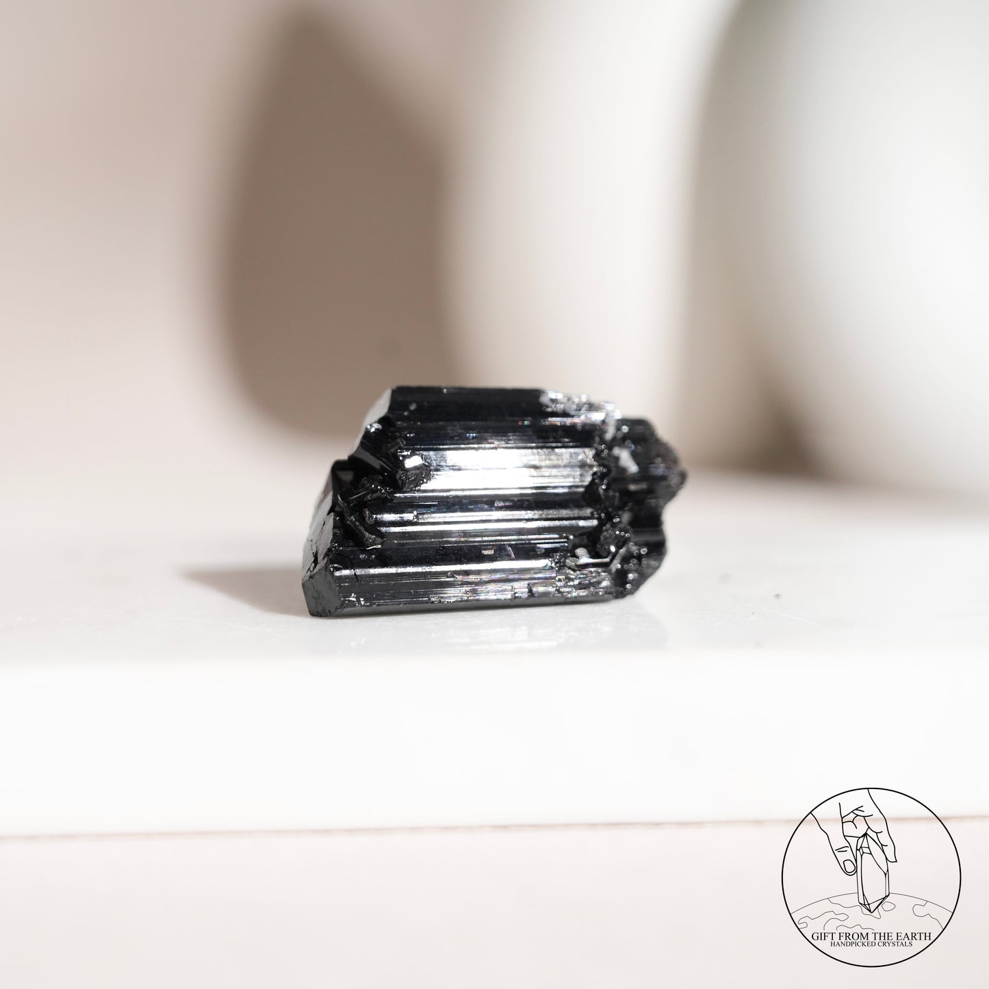 莫桑比克亮面黑碧璽原石