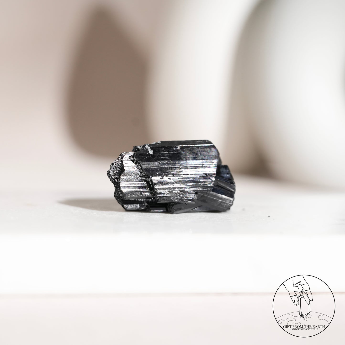 莫桑比克亮面黑碧璽原石