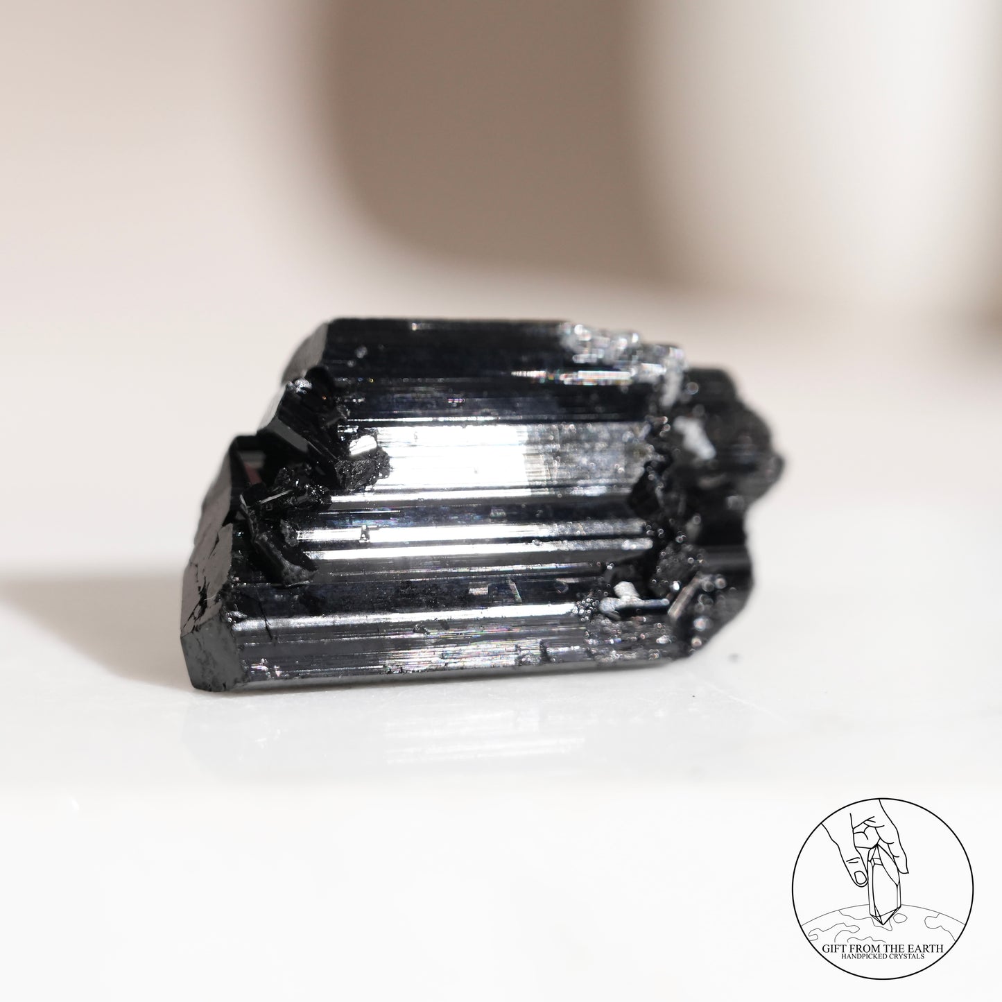 莫桑比克亮面黑碧璽原石