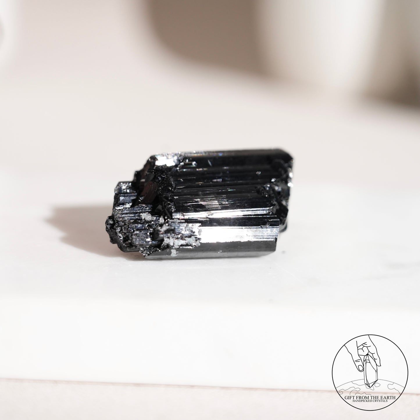 莫桑比克亮面黑碧璽原石