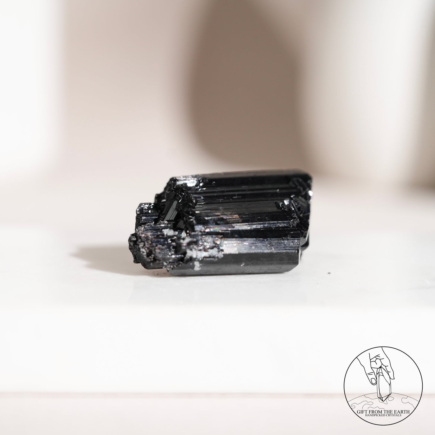 莫桑比克亮面黑碧璽原石