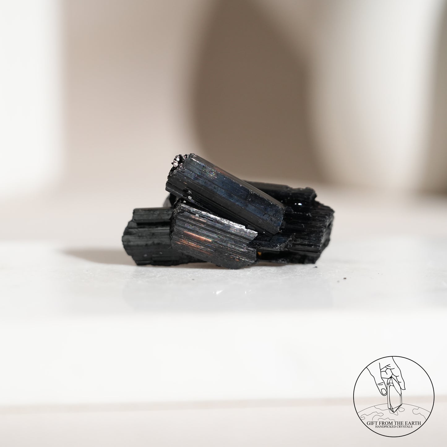 莫桑比克亮面黑碧璽原石