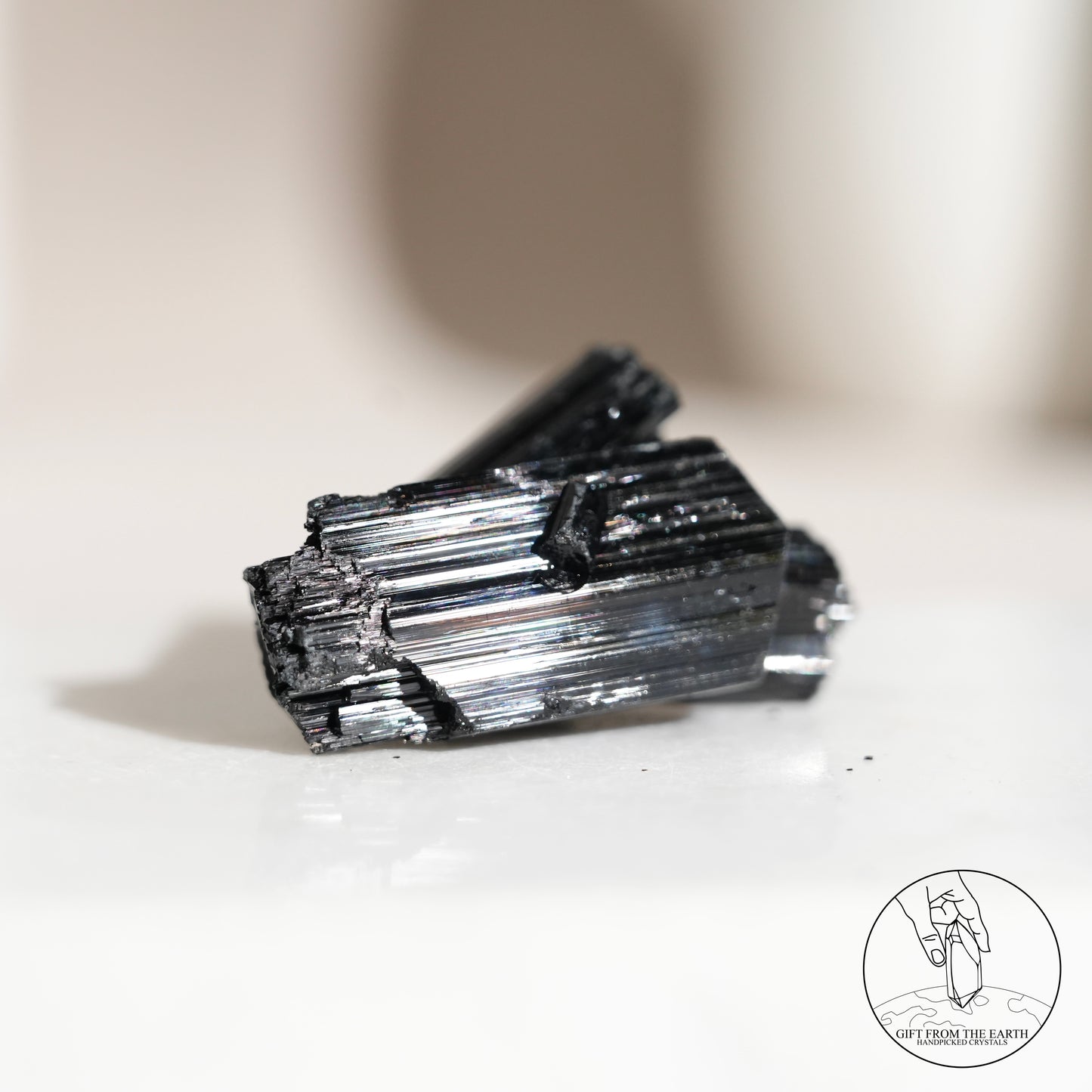 莫桑比克亮面黑碧璽原石