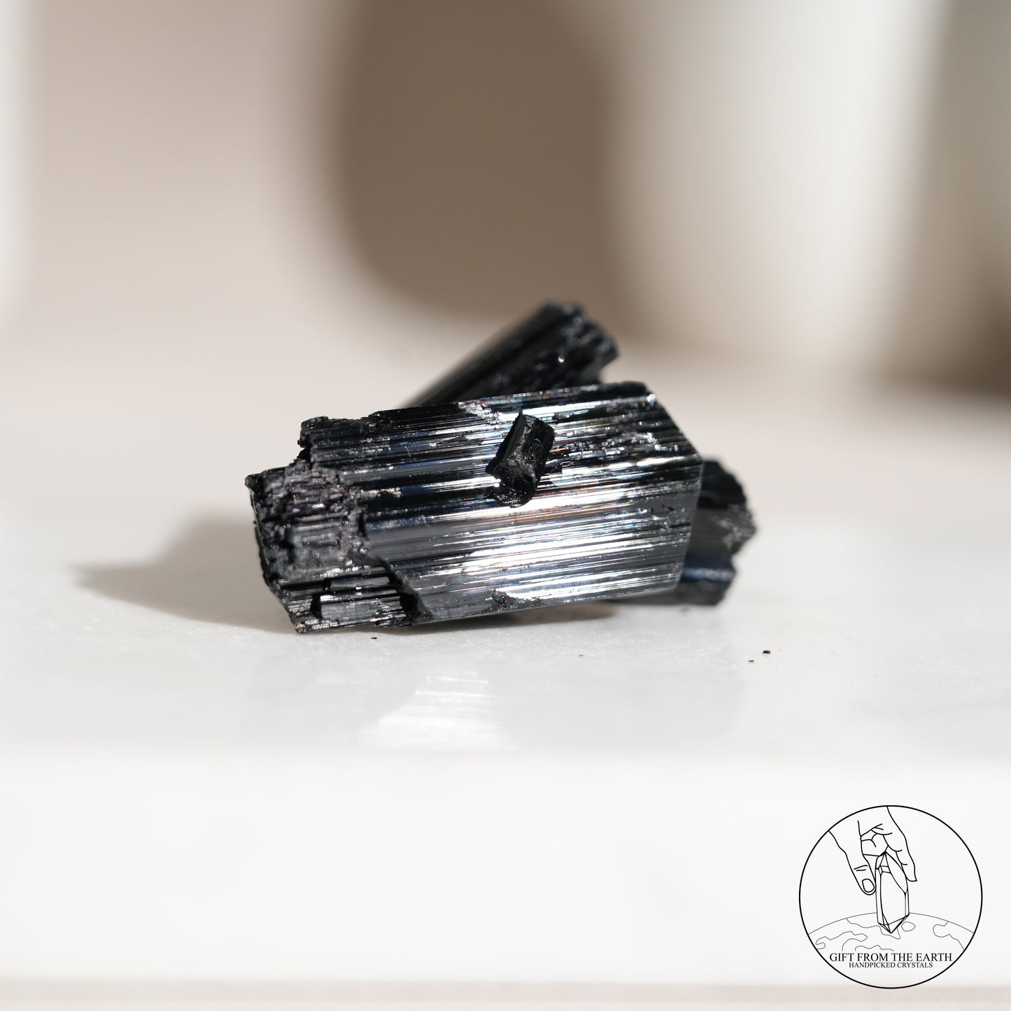 莫桑比克亮面黑碧璽原石