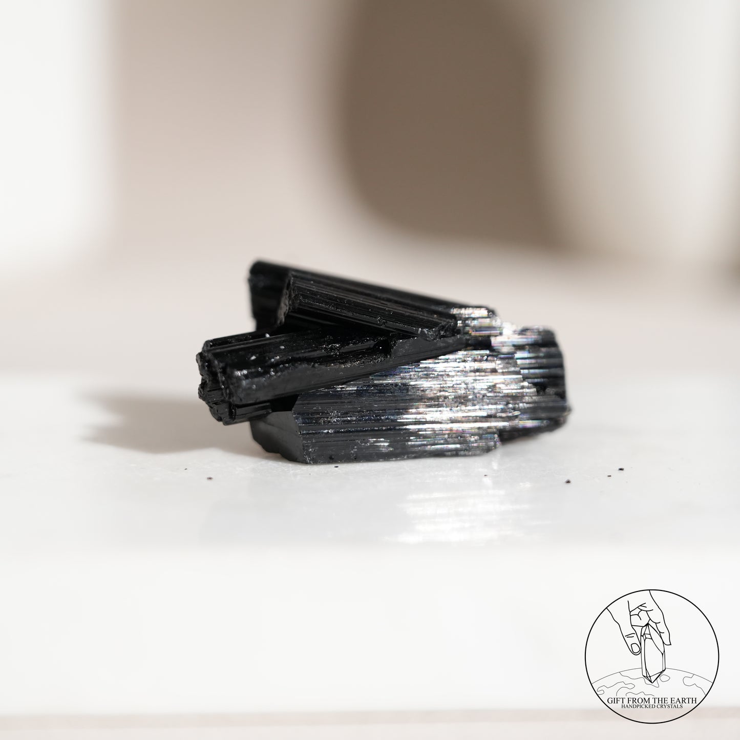 莫桑比克亮面黑碧璽原石