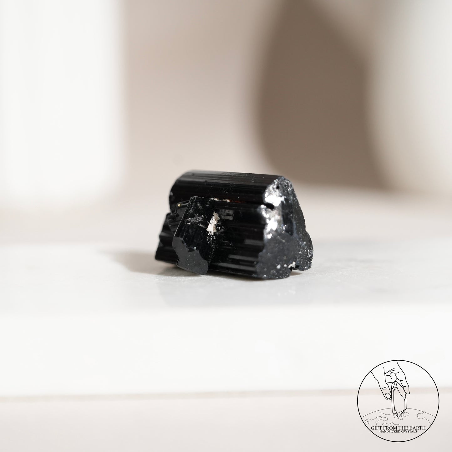 莫桑比克亮面黑碧璽原石