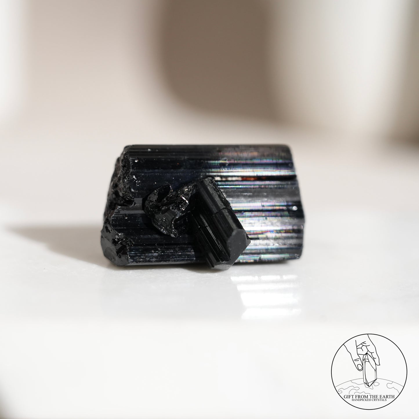 莫桑比克亮面黑碧璽原石