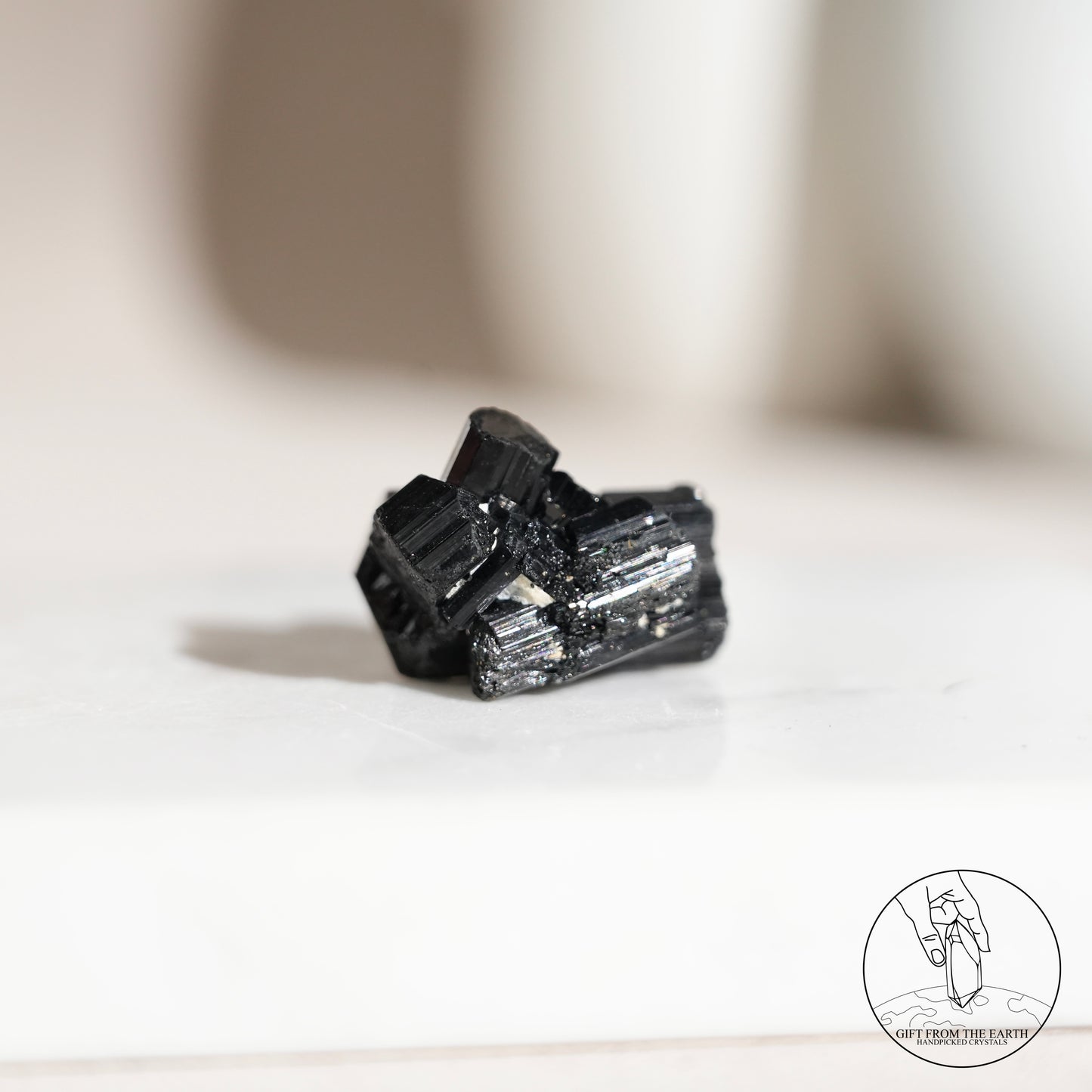 莫桑比克亮面黑碧璽原石