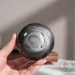 銀曜石球