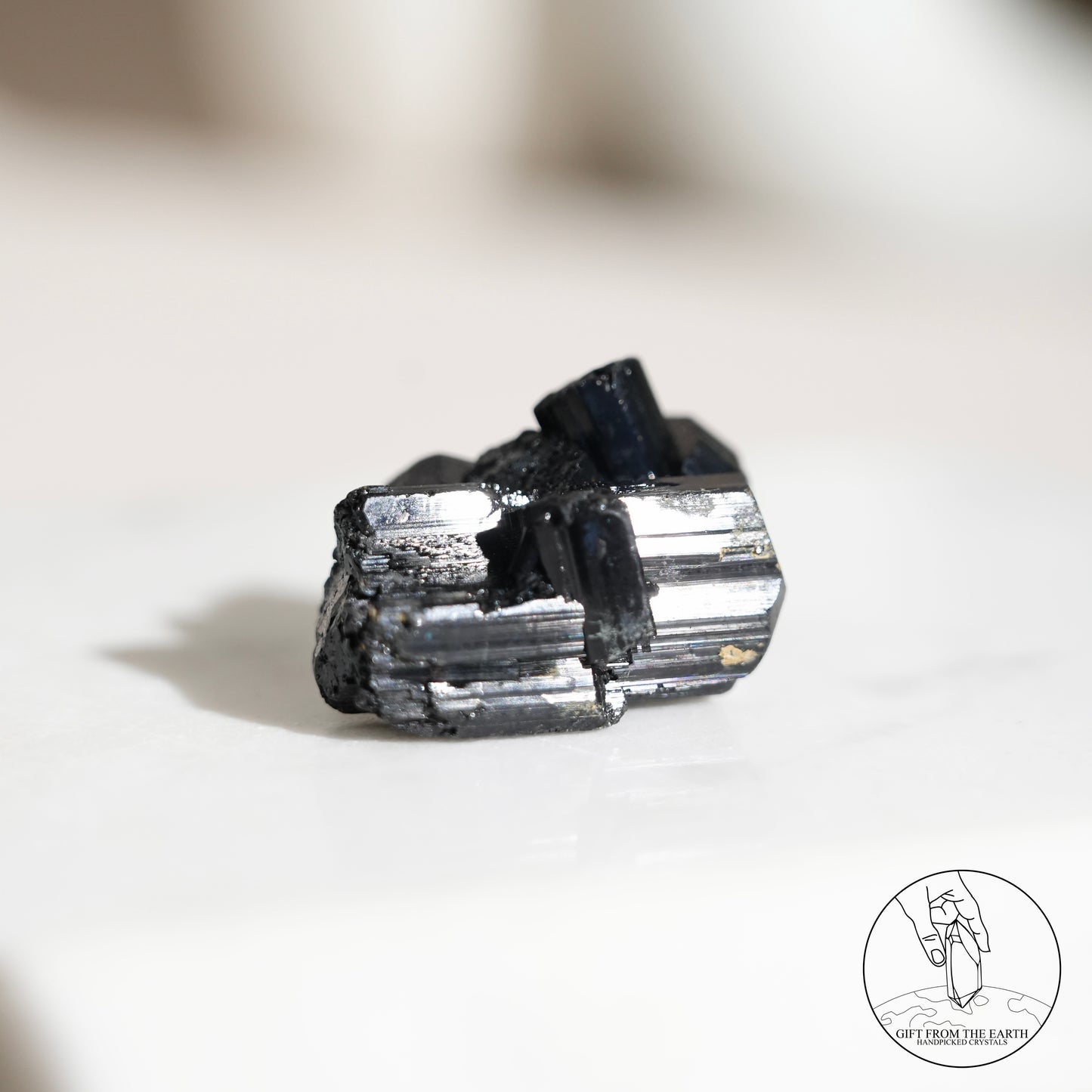 莫桑比克亮面黑碧璽原石