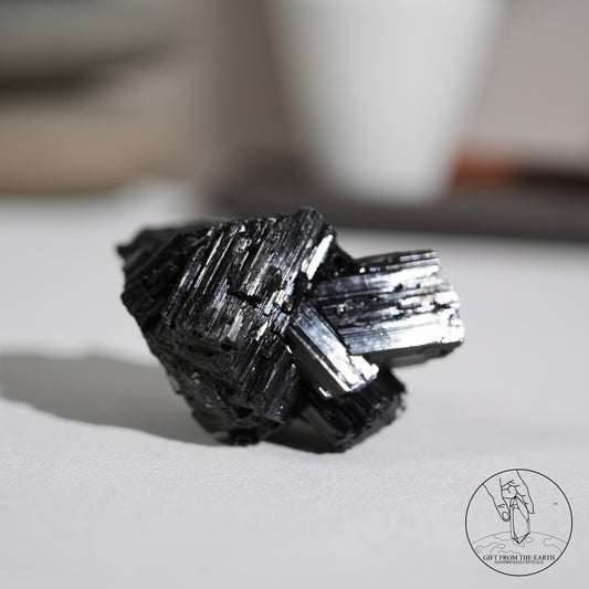 Mozambique lustrous black tourmaline 