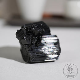 莫桑比克亮面黑碧璽原石