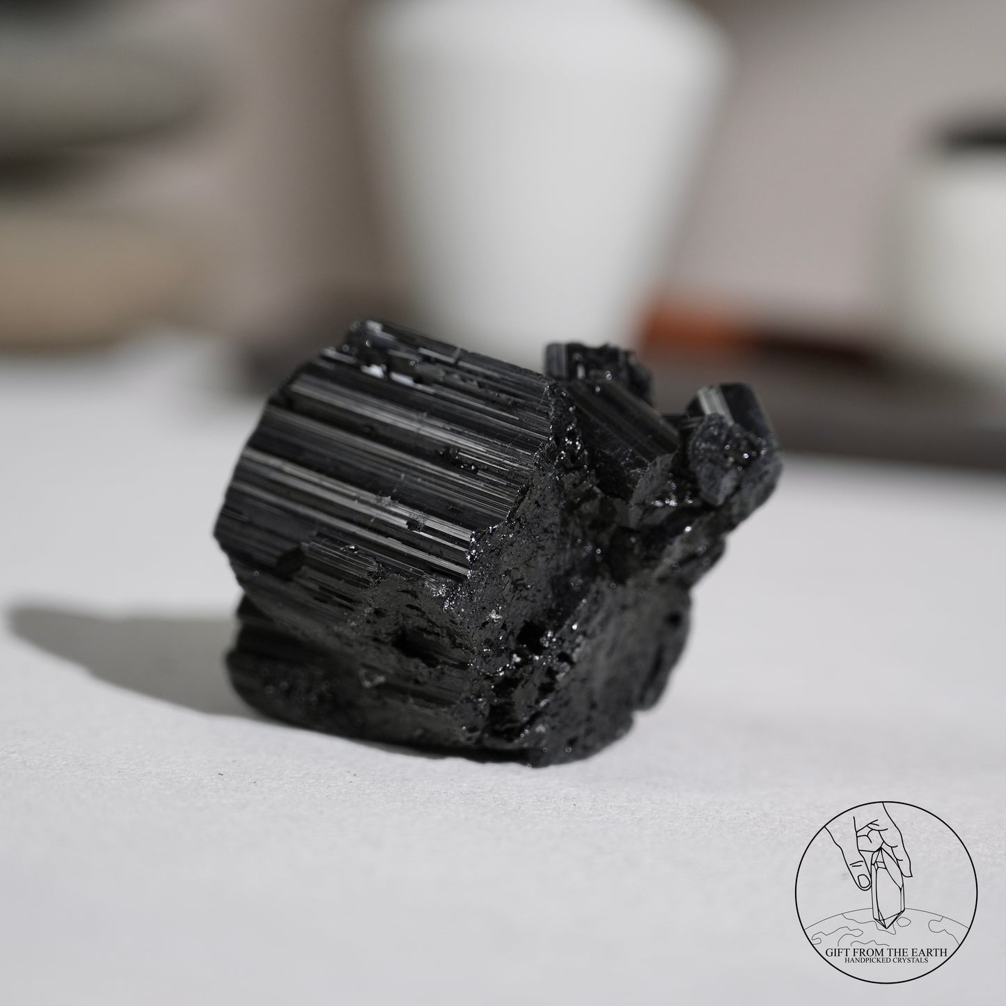 莫桑比克亮面黑碧璽原石