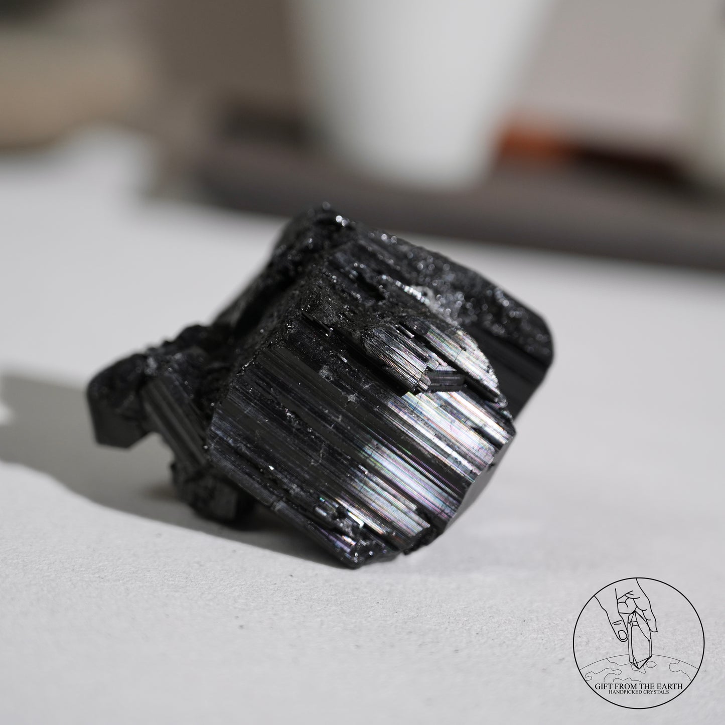 莫桑比克亮面黑碧璽原石