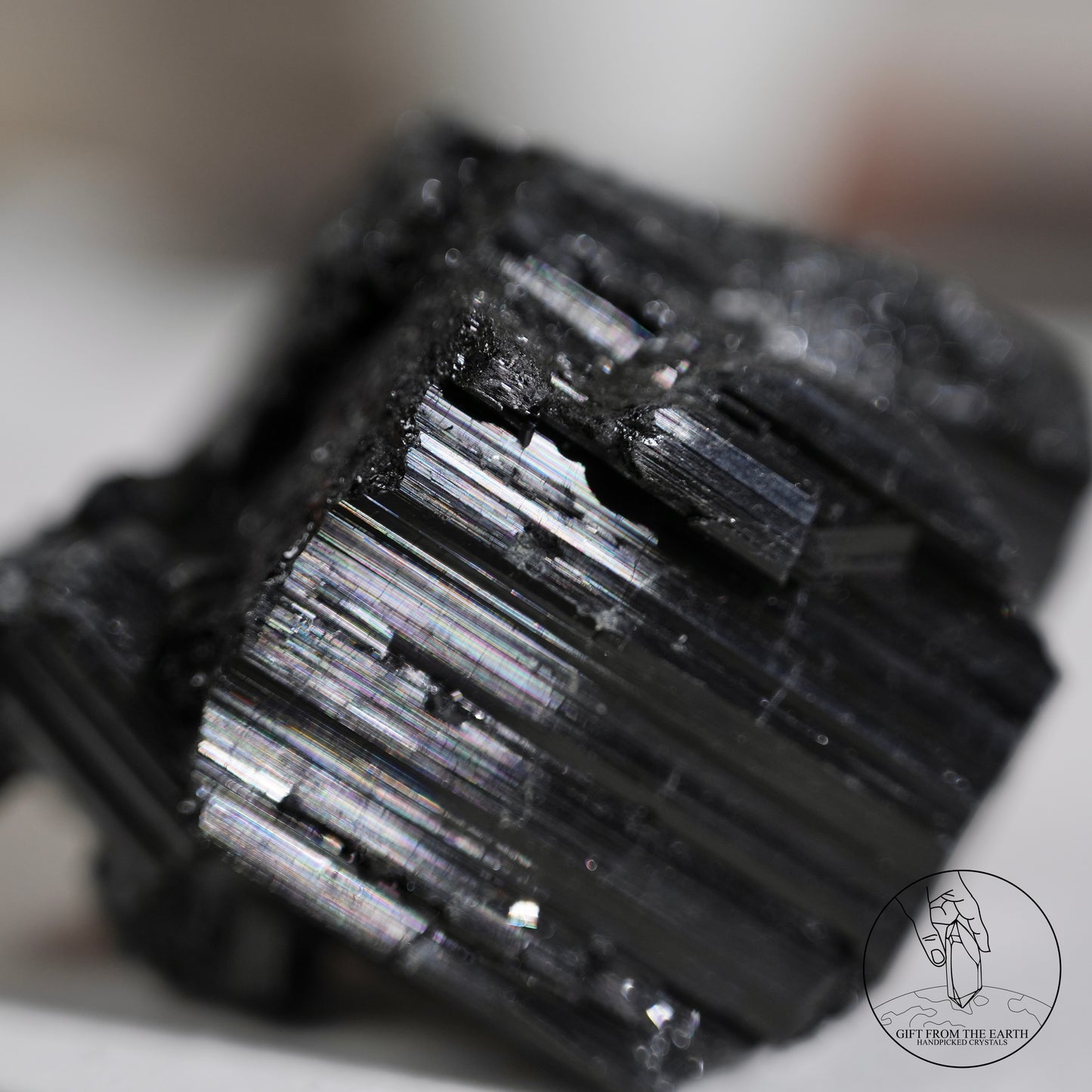 莫桑比克亮面黑碧璽原石