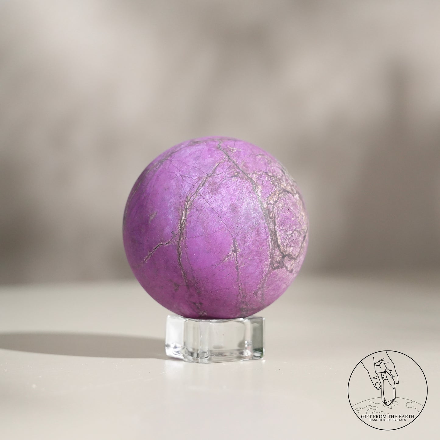 納米比亞紫磷鐵錳礦球