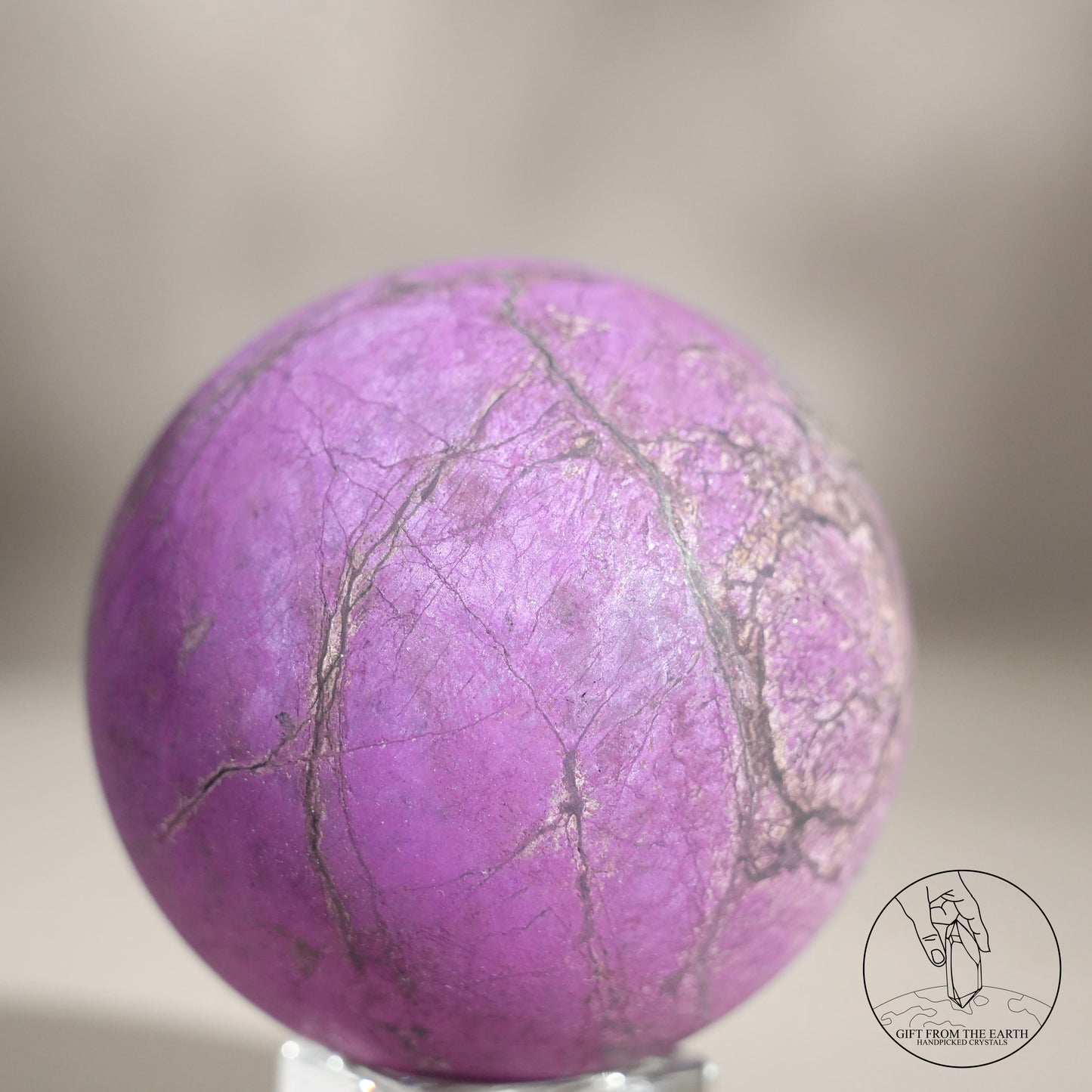 納米比亞紫磷鐵錳礦球