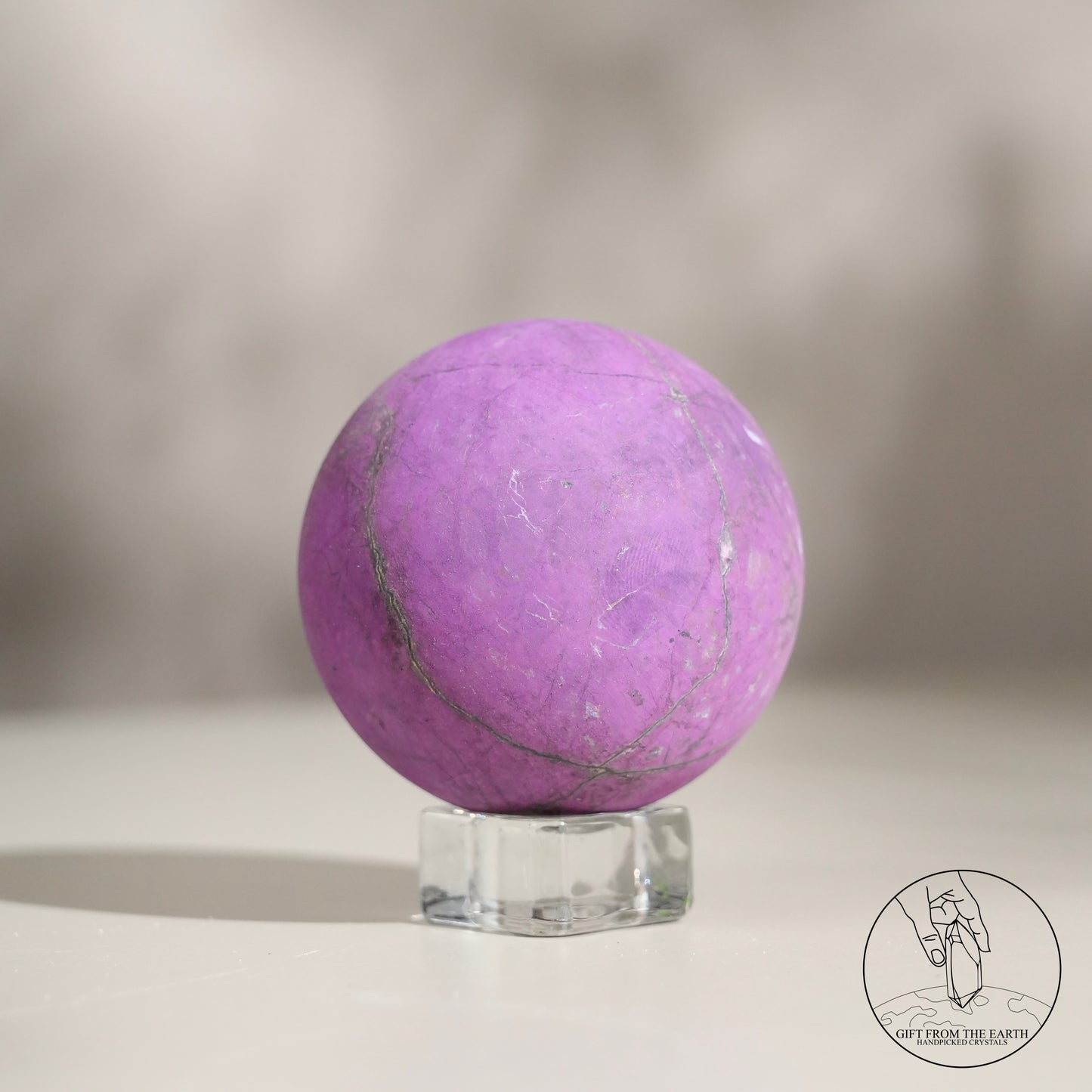 納米比亞紫磷鐵錳礦球