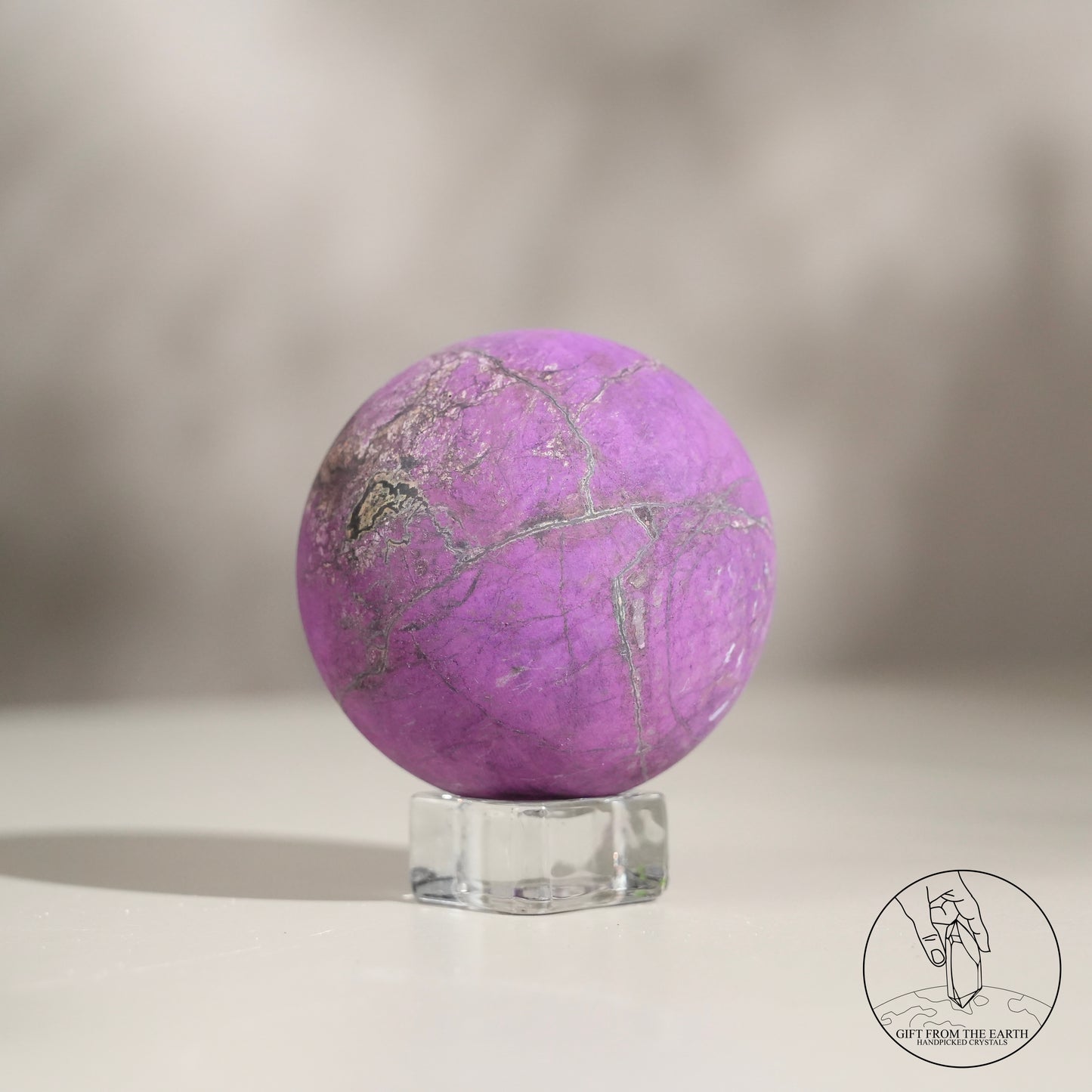 納米比亞紫磷鐵錳礦球