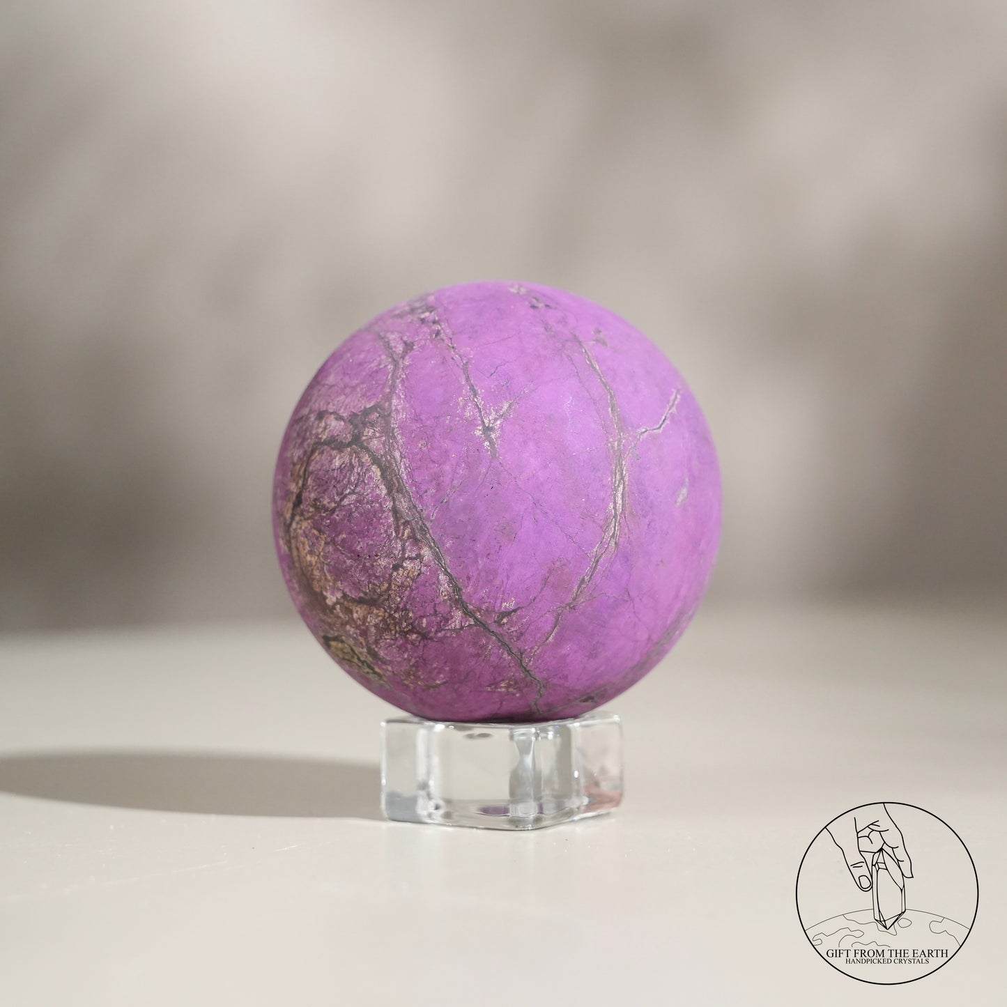 納米比亞紫磷鐵錳礦球