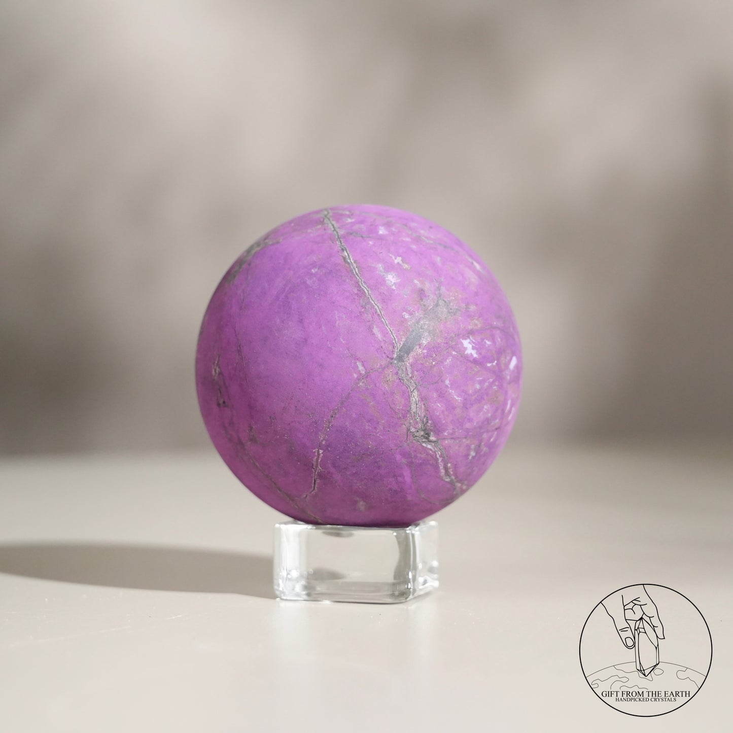 納米比亞紫磷鐵錳礦球